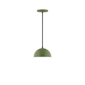 Axis Arcade 8" Pendant Light in Fern Green