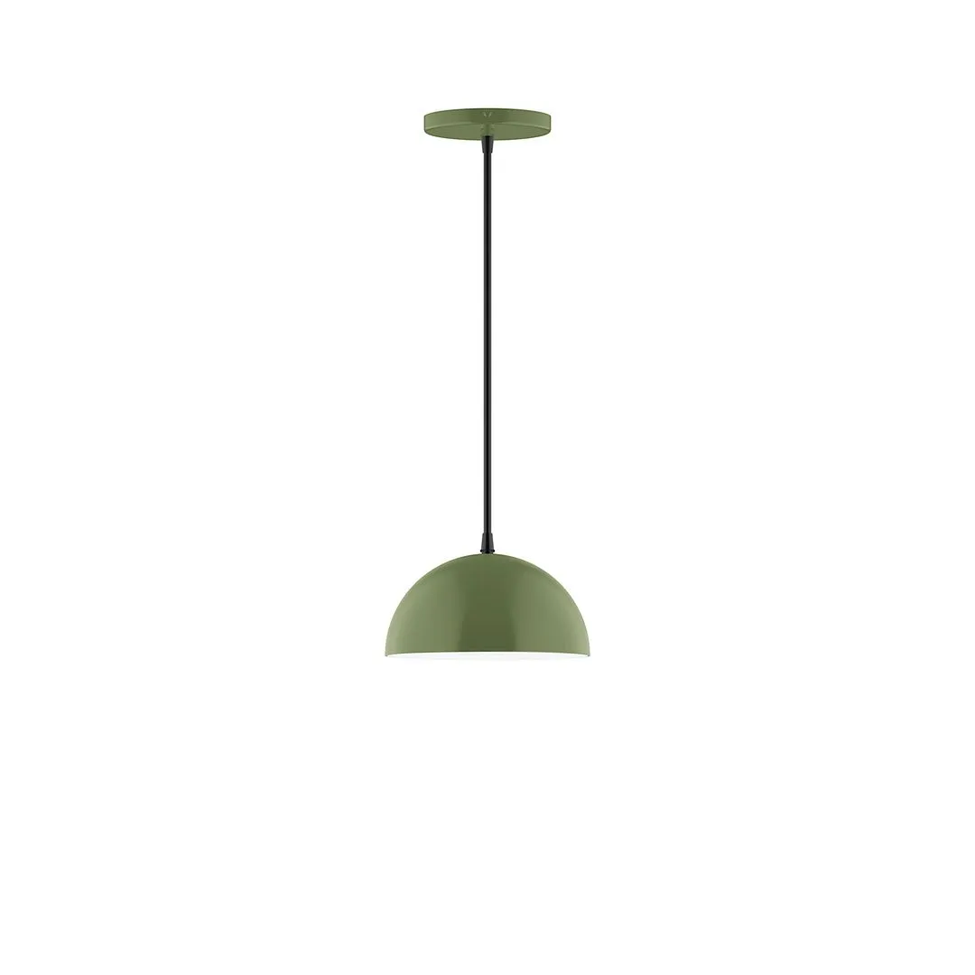 Axis Arcade 8" Pendant Light in Fern Green