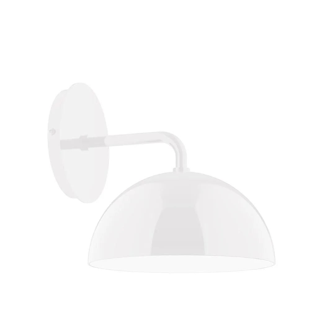 Axis Arcade 8" Wall Sconce in White