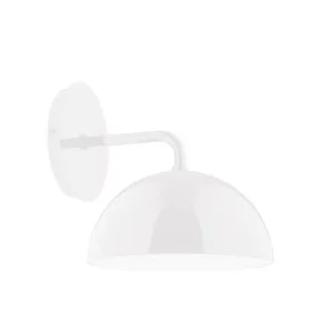 Axis Arcade 8" Wall Sconce in White