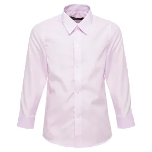 Boys Pink Striped Formal Shirt