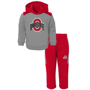 Buckeyes Infant Hooded Fleece Lined Set