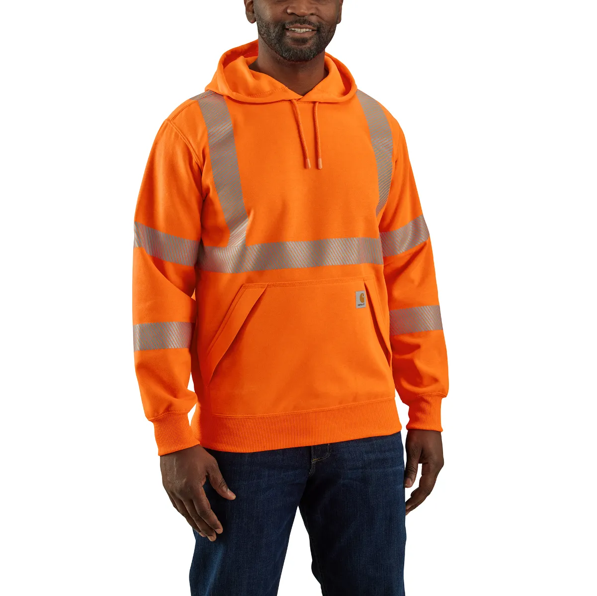 Carhartt Men's Hi-Vis Rain Defender Class 3 Sweatshirt