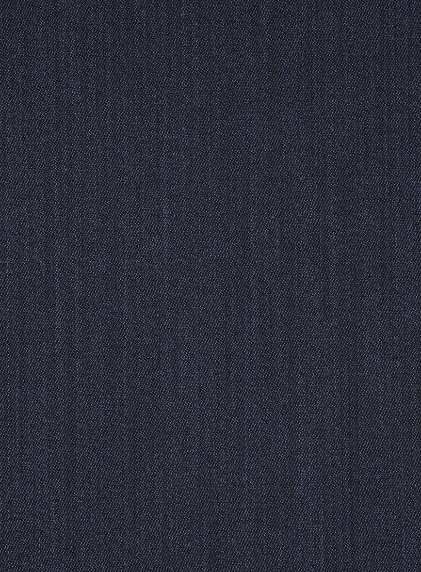 Cavalry Twill Dark Blue Wool Suit