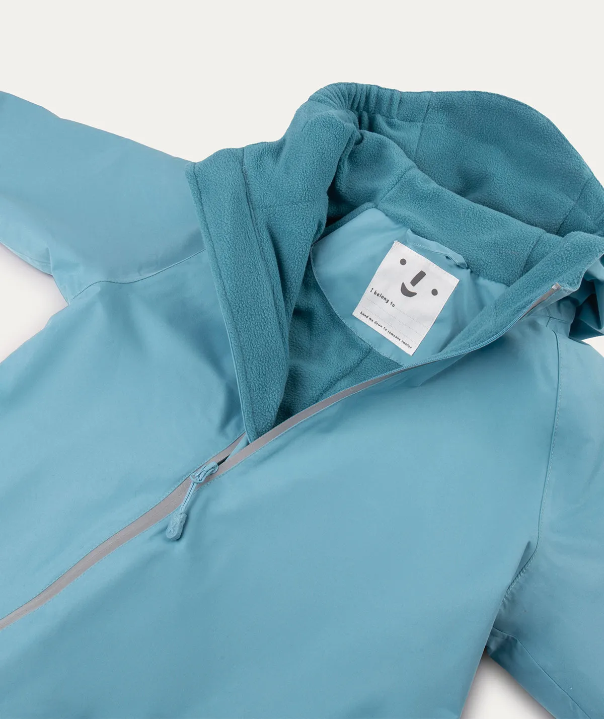 Fleece Lined Puddle Suit - Blue  Sky