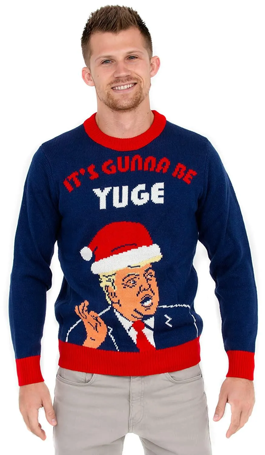 Former President It's Gunna Be Yuge Ugly Christmas Sweater