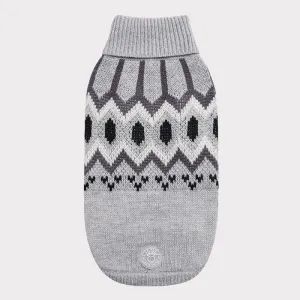 GF Pet Heritage Sweater Grey For Dogs