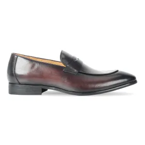 Hickory Brown formal driving style loafer