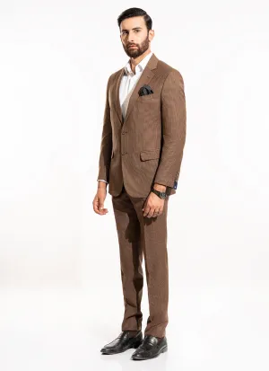 Houndstooth Brown Suit