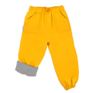 Jan & Jul Cozy-Dry Rain/Snow Pants (Fleece Lined) - Yellow