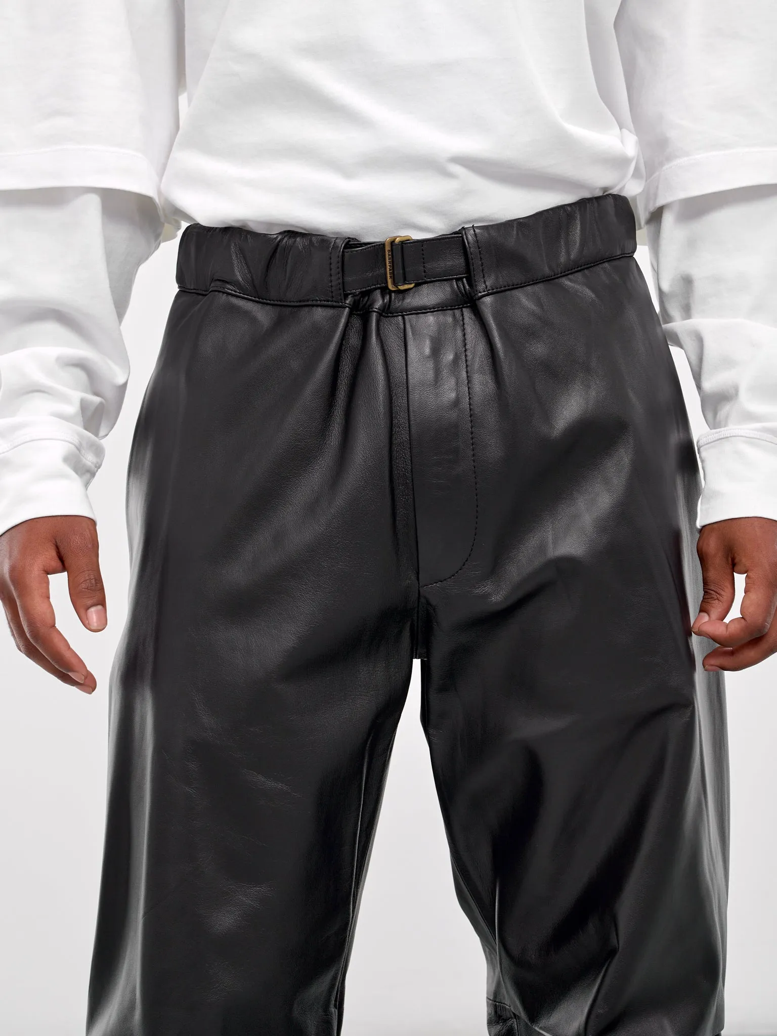 Leather Trousers (MTR09-LTP01-BLACK)