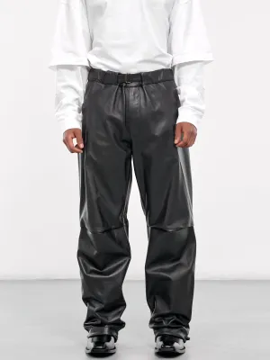 Leather Trousers (MTR09-LTP01-BLACK)