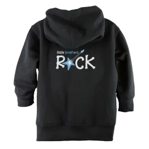 Little Brothers Rock Front Zipper Baby Hoodie