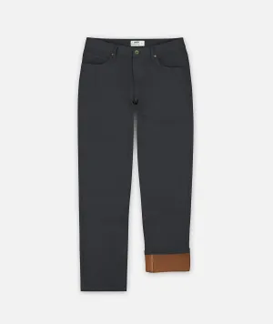 Mariner Flannel Lined Pant - Charcoal