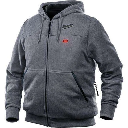 Milwaukee 302G-202X M12 Heated Hoodie Only 2X-Large, Gray