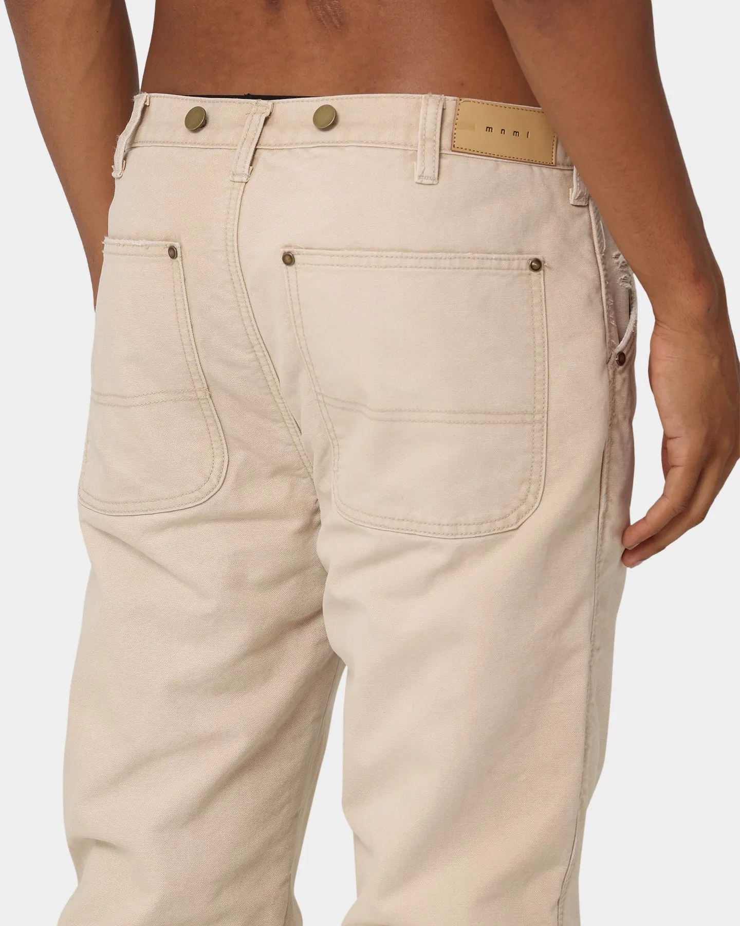 MNML Vintage Lined Work Pants Tan