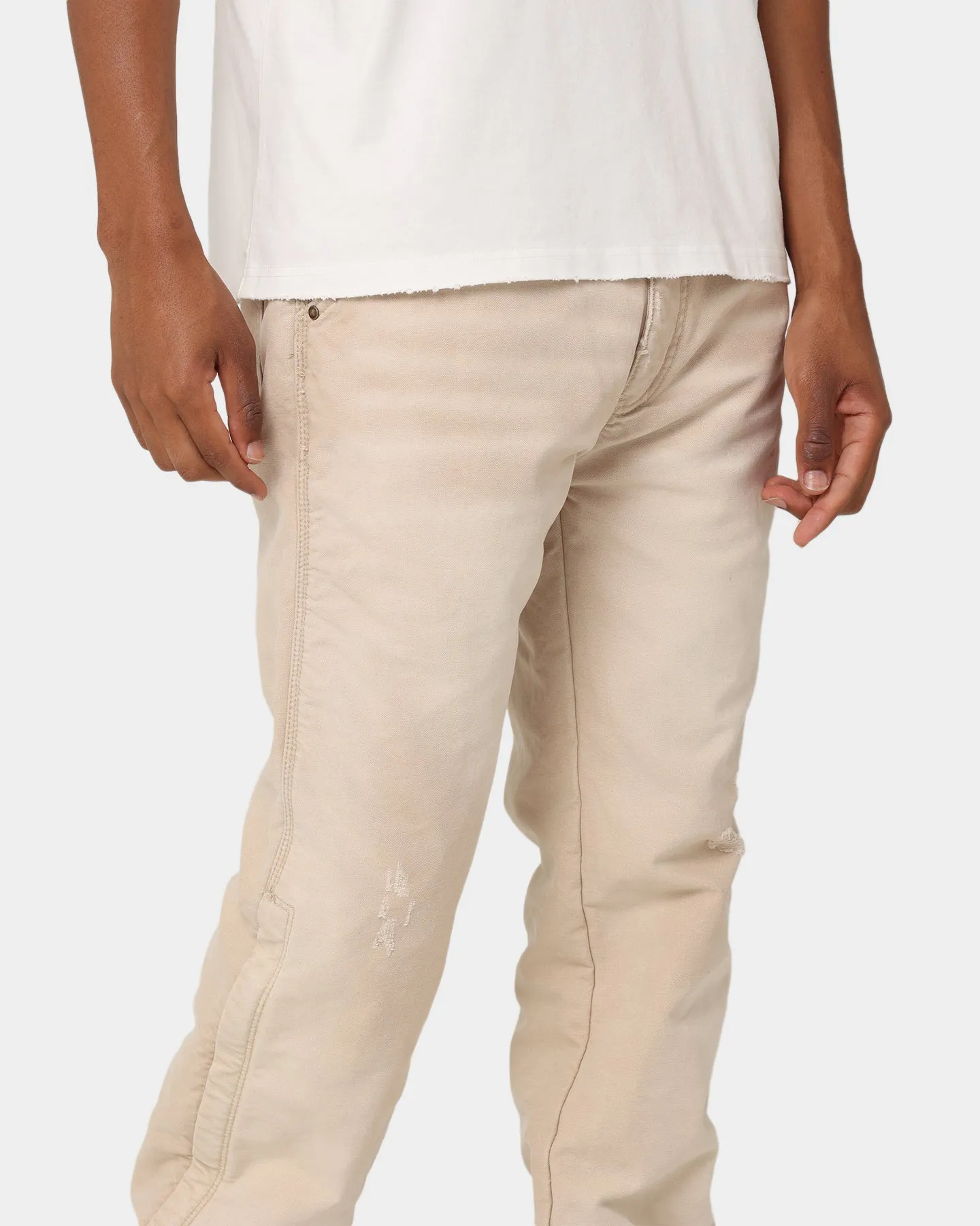 MNML Vintage Lined Work Pants Tan