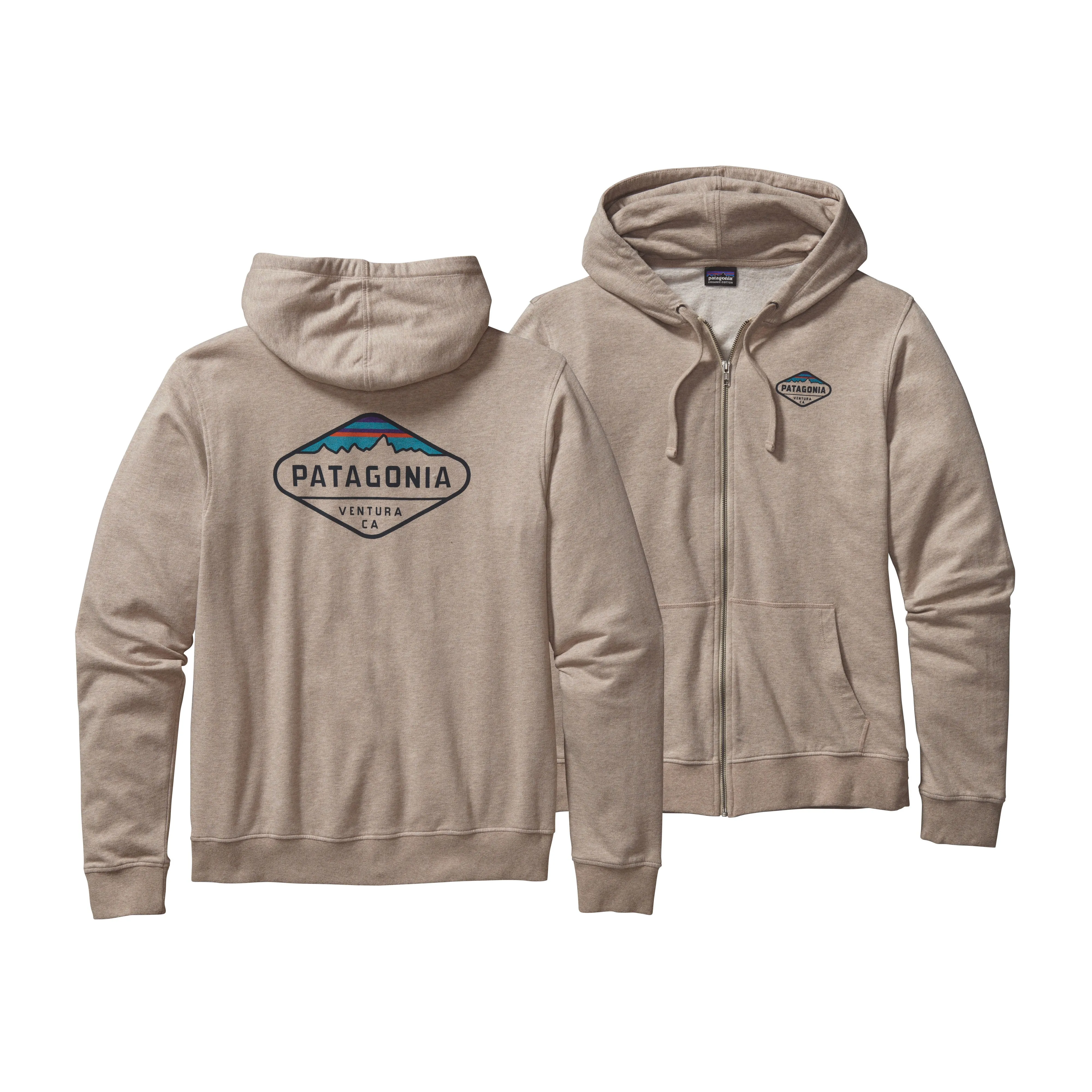 M's Fitz Roy Crest Lightweight Full-Zip Hooded Sweatshirt