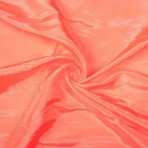 Peach Upada Silk Fabric