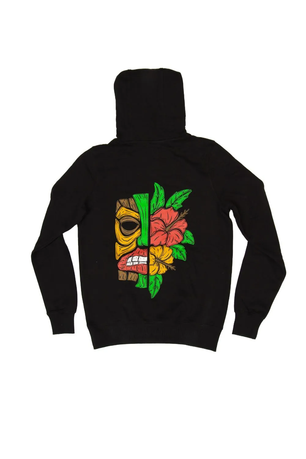 Tiki Petal Head Hoody Black