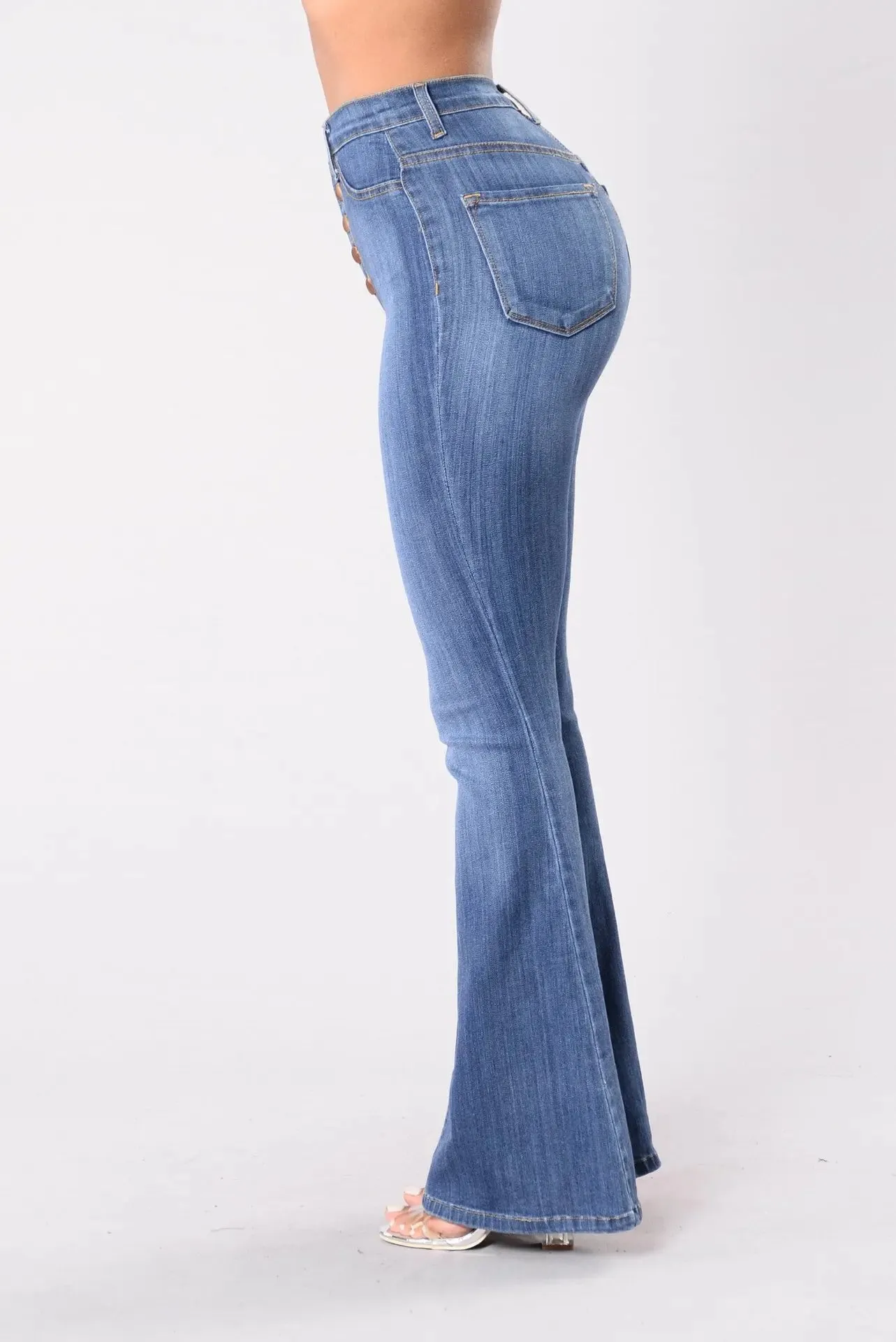 Vintage High Waist Wide Leg Denim